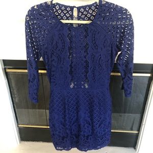 Saylor Open Back Lace Dress
